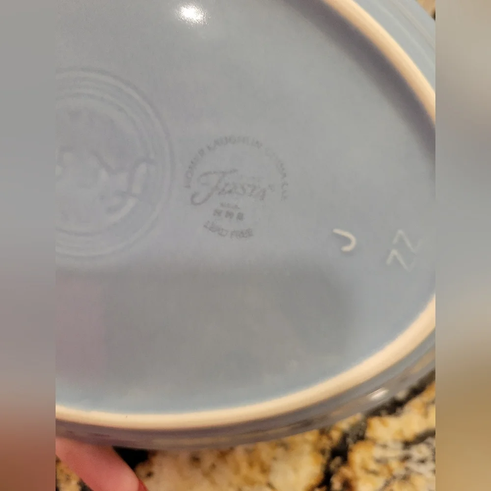 Fiesta 9 5/8 Inch Small Oval Serving Platter Periwinkle